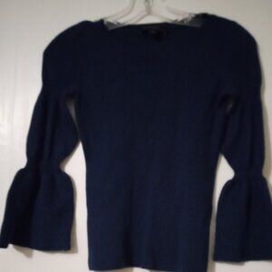Women's AnnTaylor petite 100% Merino wool XSP sweater whimsical dollcore